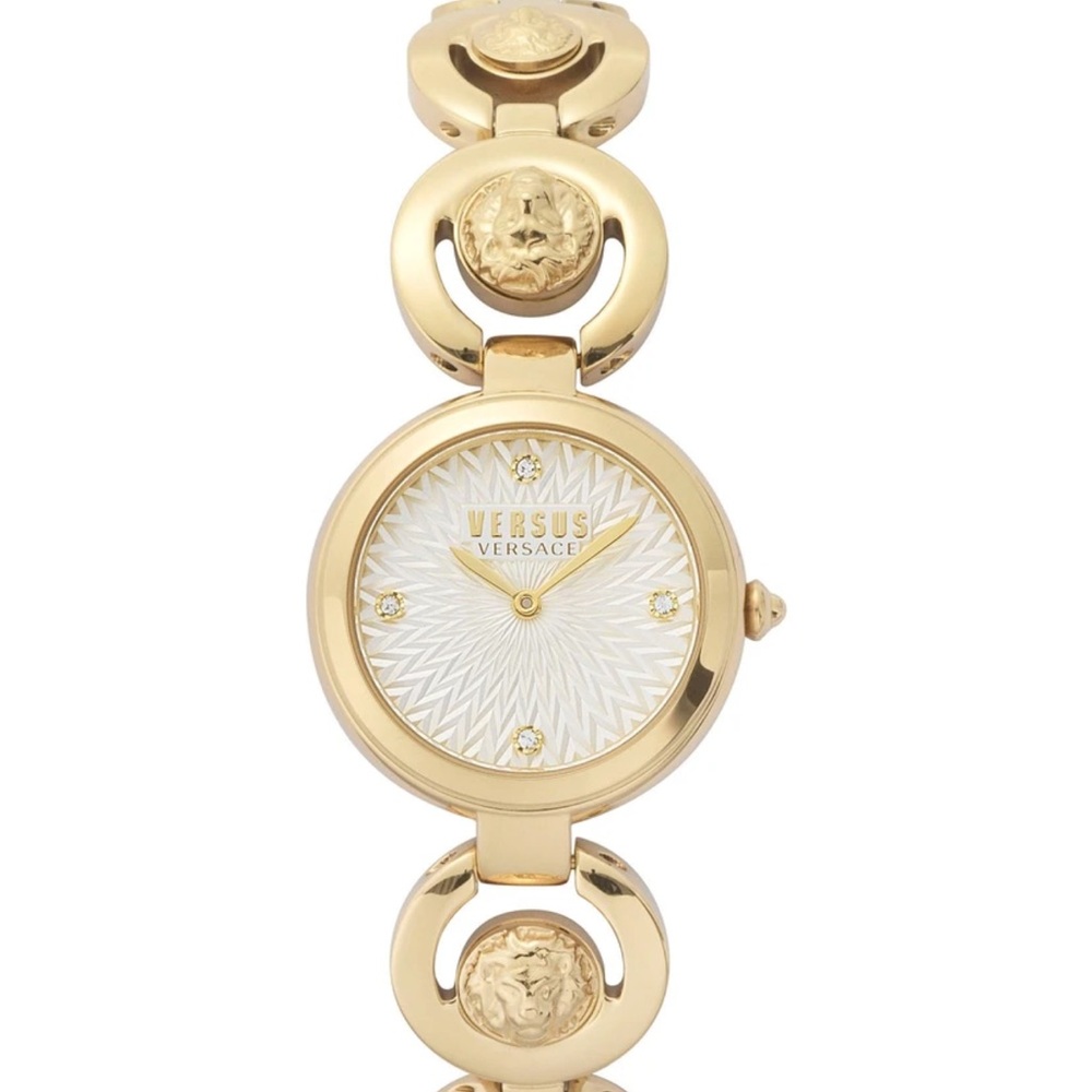 Versus Versace Gold and White Women's Watch